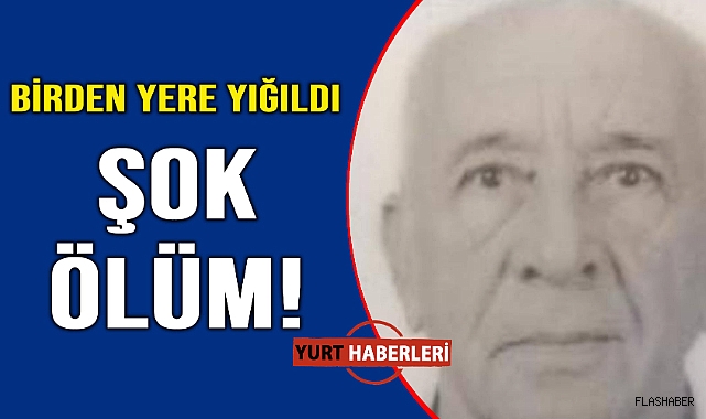 Evinin yanında yere yığılan yaşlı adam hayatını kaybetti
