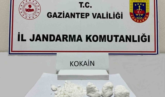 Gaziantep'te 500 bin TL değerinde kokain ele geçirildi: 1 şahıs tutuklandı