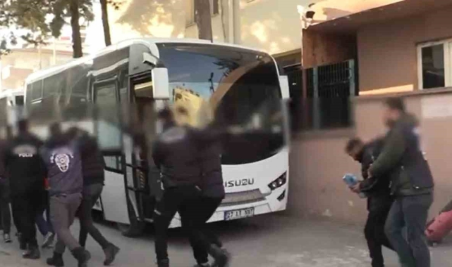 Gaziantep&#039;te örgütlü olarak dolandırıcılık yaptığı belirlenen 39 şüpheli yakalandı