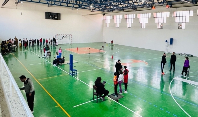 Gerze'de öğrenciler arasında yetenek taraması yapıldı
