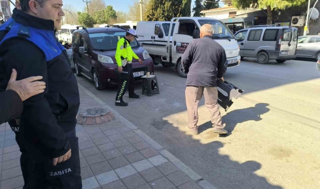 Gönen'de kaldırım ve park alanları işgallerine denetim