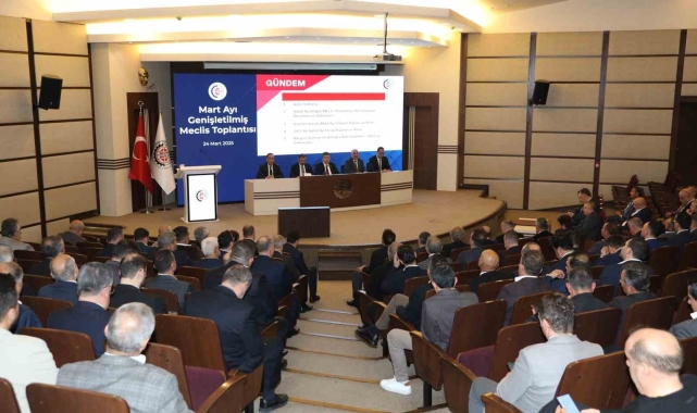 GTO'nun mart ayı meclis toplantısı genişletilmiş olarak yapıldı