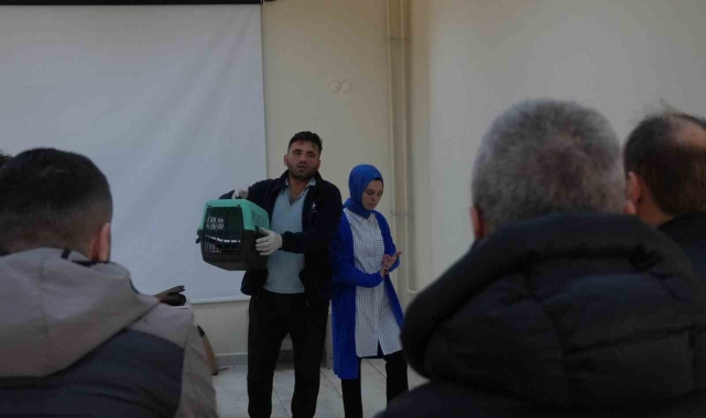 Hayvanları yakalama usulünü öğrendiler