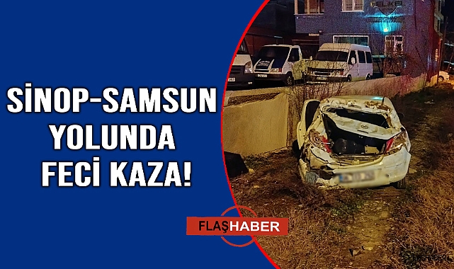 Hurda dönen araçtan burnu bile kanamadan çıktı