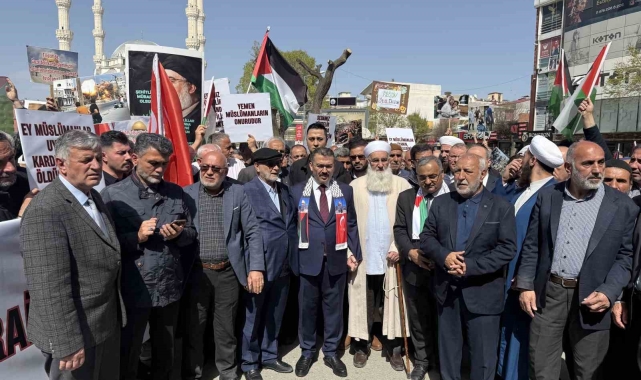 Iğdırlılar &#039;Dünya Kudüs Günü&#039; Mitinginde bir araya geldi