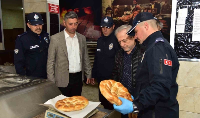 İncirliova'da fırınlara Ramazan denetimi