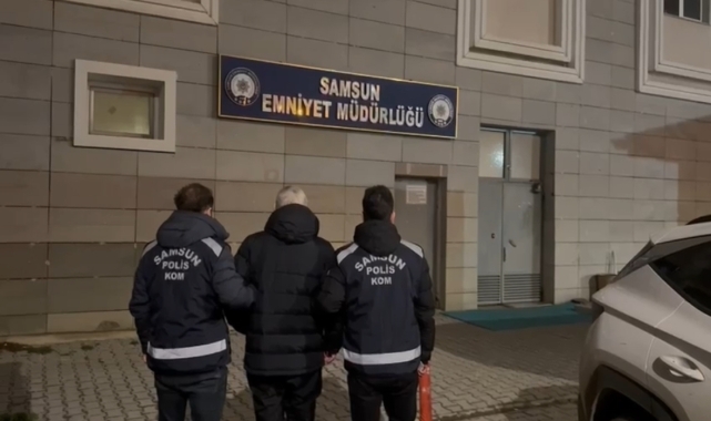 Interpol tarafından kırmızı bültenle aranan hükümlü Samsun'da yakalandı