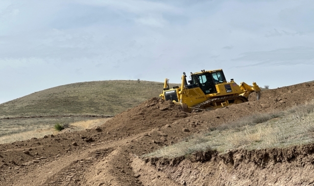 İskilip OSB için yol açma çalışmaları başladı