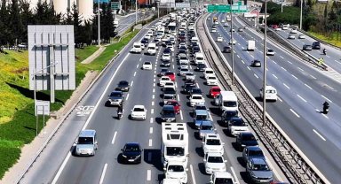 İstanbul'da trafik yoğunluğu