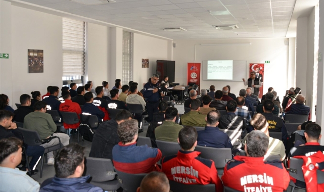İtfaiye personeline orman yangınlarıyla mücadele eğitimi