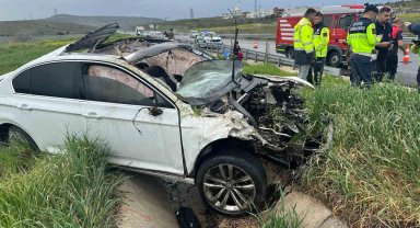 İzmir'de feci kaza: 1 ölü, 5 yaralı