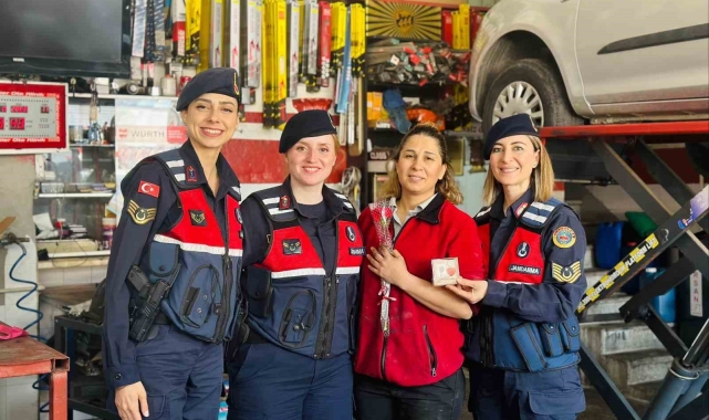 Jandarma, kadınları unutmadı