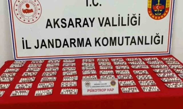 Jandarmanın operasyonunda uyuşturucu hap ele geçirildi