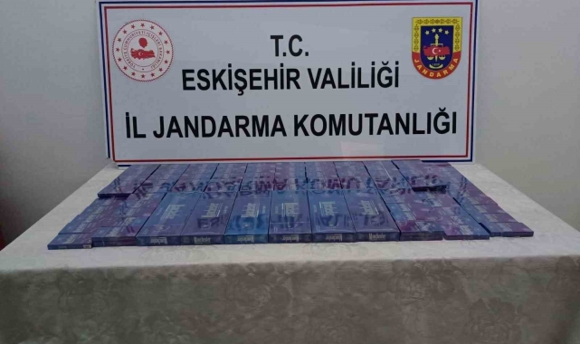 Kaçak sigara satan şahıs jandarma ekiplerince yakalandı