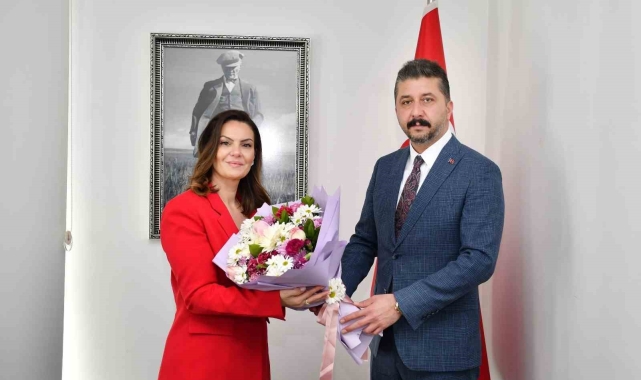 Kadınlar gününde TÜİOSB'ye anlamlı ziyaret