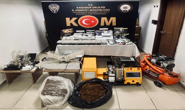 Karabük'te kaçakçılık operasyonunda 3 şüpheli yakalandı