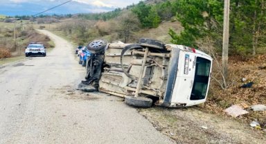 Karabük'te trafik kazasında ölen polis memuru son yolculuğuna uğurlandı