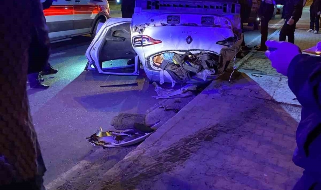 Karadeniz Ereğli'de otomobil takla attı, 5 kişi yaralandı