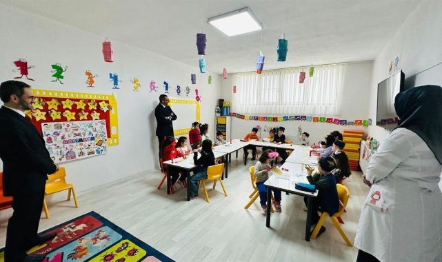 Kaymakam Enver Özderin'den Fetih 4-6 Yaş Kur'an Kursu'na Ziyaret