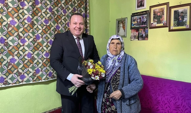 Kaymakam Eser, 8 Mart'ta şehit annelerini unutmadı