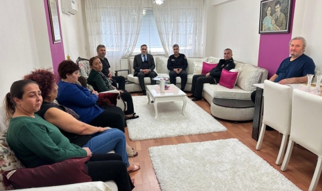 Kaymakam İlyas Memiş şehit ailelerini ziyaret etti