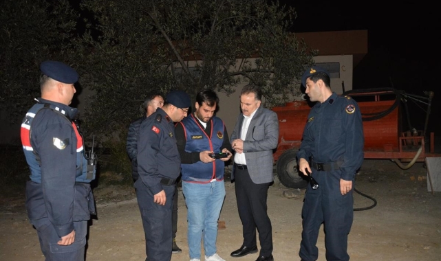 Kaymakam Odabaş'tan düzensiz göç ve göçmen kaçakçılığı denetimi