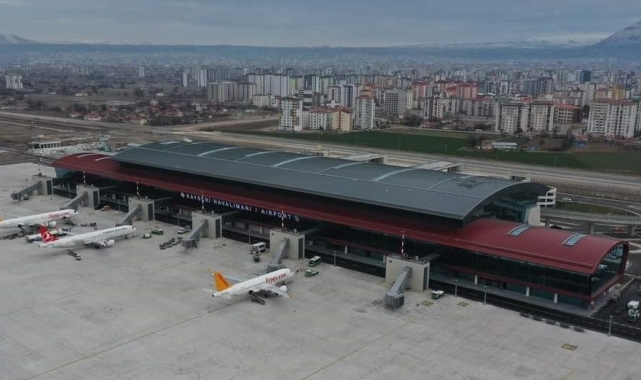 Kayseri Havalimanı'nda Şubat ayında 178 bin 240 yolcuya hizmet verildi