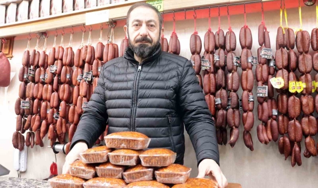Kayseri'de sucuk içi satışları arttı