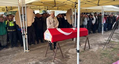 Kazada ölen polis memuru toprağa verildi