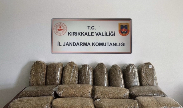 Kırıkkale'de 80 kilogram kaçak tütün ele geçirildi: 1 gözaltı