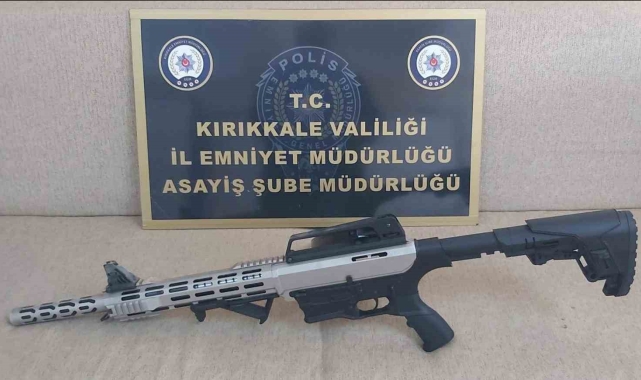 Kırıkkale'de yasa dışı silah operasyonu: 1 gözaltı