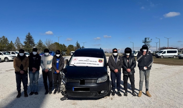 Kırklareli'nde 45 düzensiz göçmen yakalandı