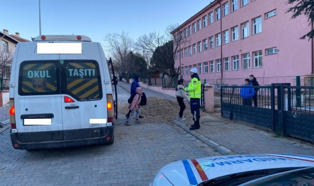 Kırklareli'nde okul servisleri denetlendi