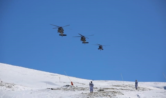 Kış saha tatbikatı başarıyla tamamlandı