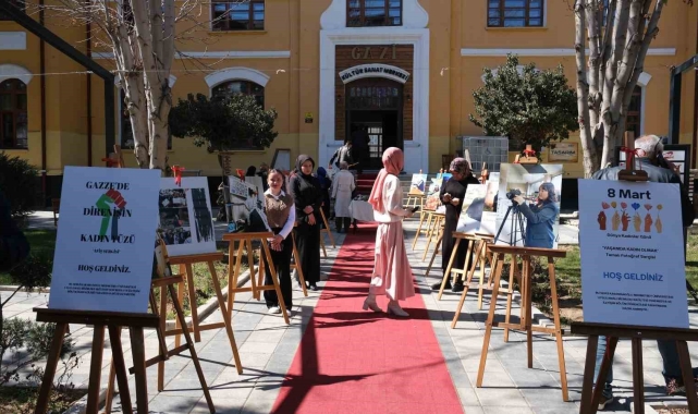 KMÜ Yeni Medya ve İletişim Bölümü öğrencilerinden 8 Mart'a özel sergi