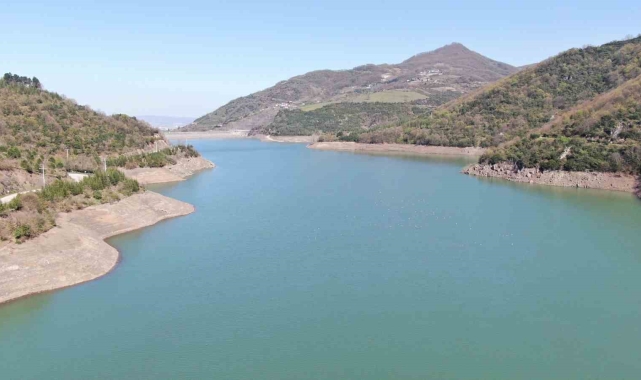 Kocaeli'nin içme suyunu karşılayan barajda su seviyesi beklenilen seviyeye ulaşmadı