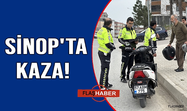 Kontrolden çıkan motosiklet devrildi: 1 yaralı