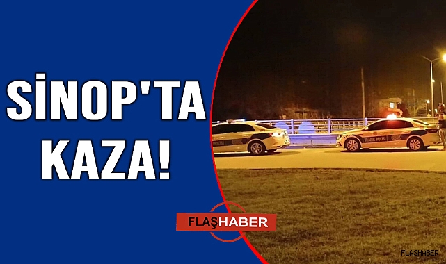 Kontrolden çıkan motosiklet devrildi