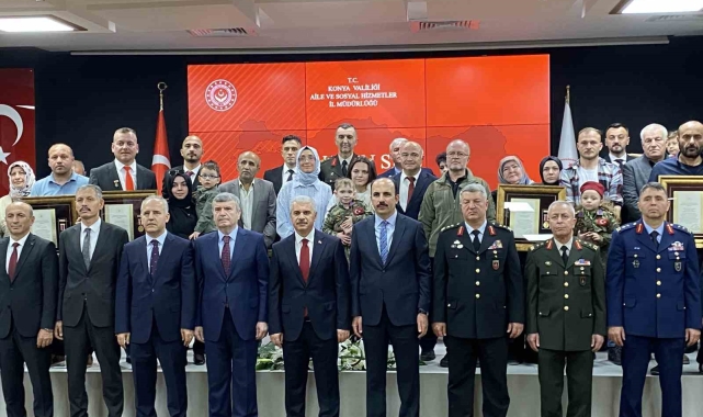 Konya'da Devlet Övünç Madalyası Tevcih Töreni düzenlendi