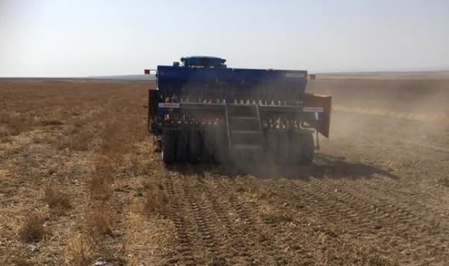 Kulu'da baklagiller ekimi başladı