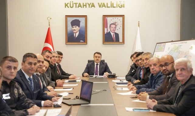Kütahya'da 'İl Spor Güvenlik Koordinasyon Toplantısı' gerçekleştirildi