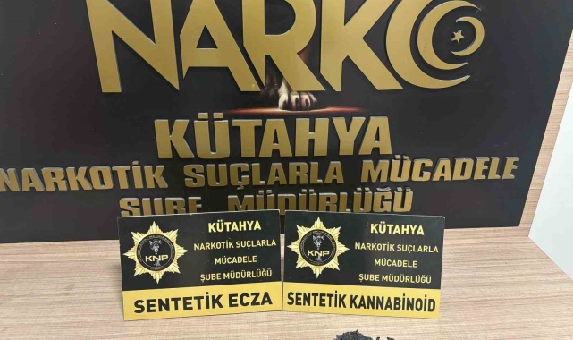 Kütahya'da uyuşturucu ticareti yapan 2 şüpheli tutuklandı