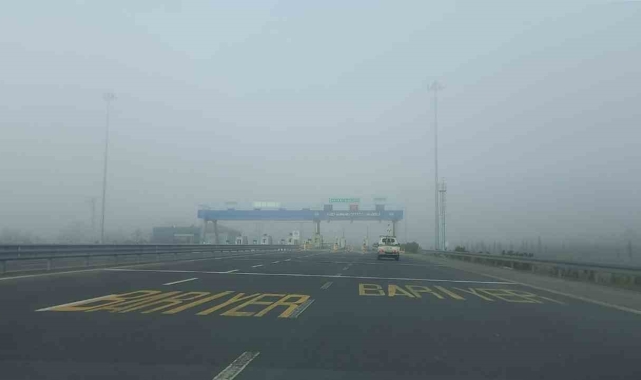 Kuzey Marmara Otoyolu Sakarya geçişinde sis etkili oluyor