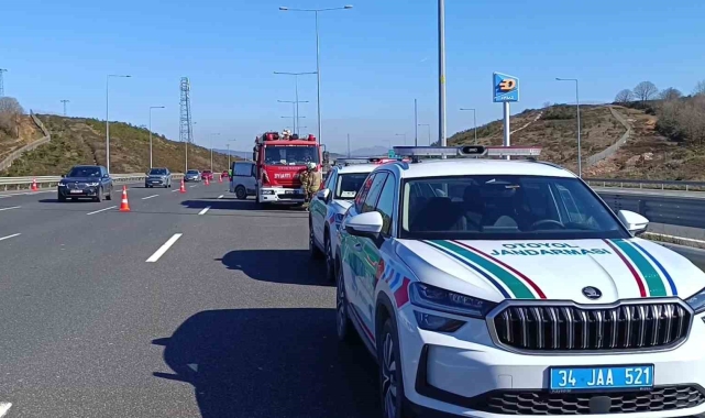 Kuzey Marmara Otoyolu'nda trafik kazası: 1 ölü 1 yaralı