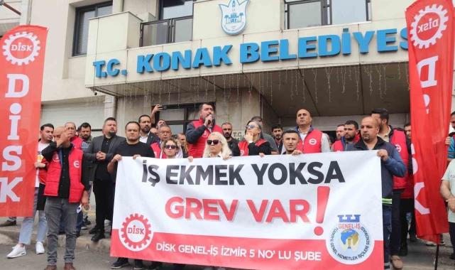 Maaş krizi yaşanan Konak Belediyesi'nde işçiler greve gidiyor