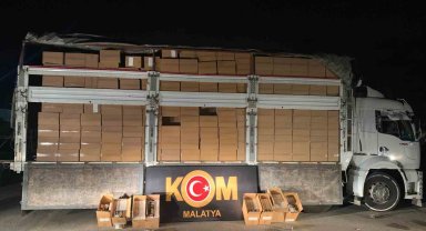 Malatya'da 7 milyon 250 bin adet makaron ele geçirildi