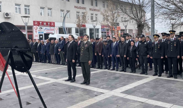 Malazgirt'te 18 Mart Şehitleri Anma Günü ve Çanakkale Zaferi'nin Yıldönümü