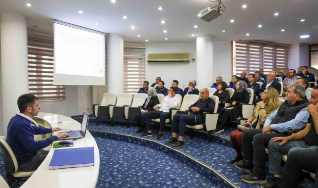 Manavgat Belediyesi'nden çalışanlara iş güvenliği eğitimi