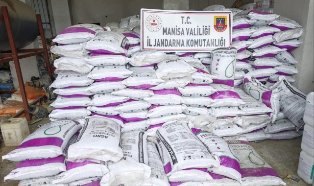Manisa'da 29 ton sahte gübre ele geçirildi