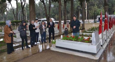 Manisa'da şehit aileleri ve gazilerden hüzün dolu ziyaret